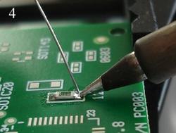 smd soldering،نحوه لحیم کاری صحیح پایه های قطعه الکترونیکی